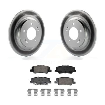 Rear Coated Disc Brake Rotors And Ceramic Pads Kit For Hyundai Sonata Kia K5 KGA-105903