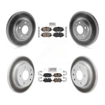 Front Rear Ceramic Pad & Coated Brake Rotor Kit For Chevrolet Trailblazer Buick Encore GX KGA-106133