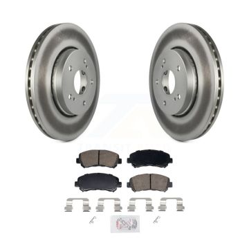 Front Coated Disc Brake Rotors And Ceramic Pads Kit For 2010-2013 Suzuki Kizashi KGA-106210