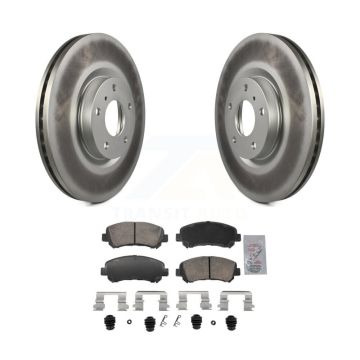 Front Coated Disc Brake Rotors And Ceramic Pads Kit For Nissan Maxima KGA-106213