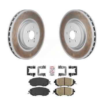 Front Coat Brake Rotor Ceramic Pad Kit For 2019-2020 Toyota 86 Base GT With Brembo Brakes KGA-106245