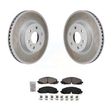 Front Coated Disc Brake Rotor Ceramic Pad Kit For 2021-2022 Chevrolet Colorado GMC Canyon KGA-106247