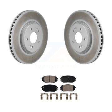 Front Coat Disc Brake Rotor Ceramic Pad Kit For Hyundai Tucson Kia Sportage Ioniq 5 EV6 6 KGA-106254