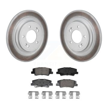 Rear Coated Disc Brake Rotors And Ceramic Pads Kit For Hyundai Tucson Kia Sportage KGA-106255