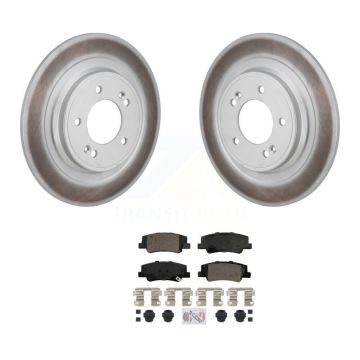 Rear Coated Disc Brake Rotors And Ceramic Pads Kit For Hyundai Tucson Kia Sportage KGA-106256