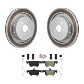 Rear Coated Disc Brake Rotors And Semi-Metallic Pads Kit For Ford Edge Lincoln Nautilus KGA-106269