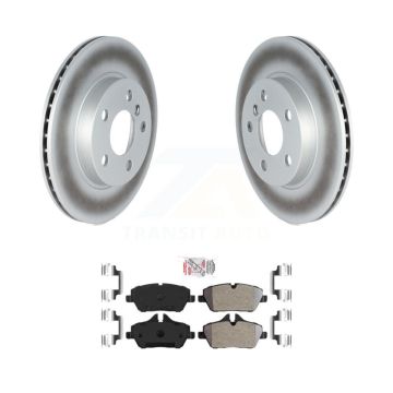 Front Coated Disc Brake Rotors And Semi-Metallic Pads Kit For BMW i3 i3s KGA-107504