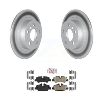 Rear Coated Brake Rotors Ceramic Pad Kit For 20-22 Mini Cooper BATTERY EV (EV BEV) engine KGA-107527