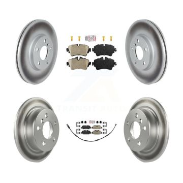 Front Rear Ceramic Pad Coated Disc Brake Rotor Kit For 2022 Mini Cooper S with GAS engine KGA-107558