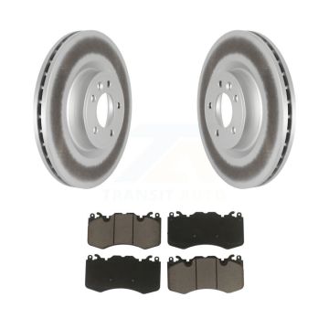 Front Coated Disc Brake Rotors And Ceramic Pads Kit For Land Rover Range Sport KGC-100020
