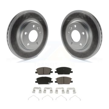 Front Coated Brake Rotor & Ceramic Pad Kit For Chevrolet Equinox GMC Terrain Malibu Buick KGC-100025
