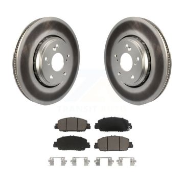 Front Coat Brake Rotor Ceramic Pad Kit For Honda Accord Hybrid EX-L Touring KGC-100029