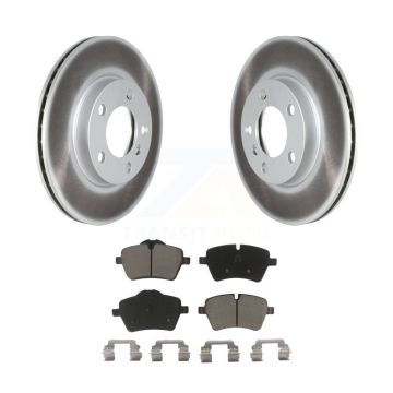 Front Coated Disc Brake Rotors And Ceramic Pads Kit For Mini Cooper Countryman Paceman KGC-100037