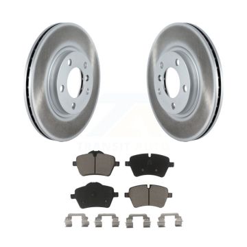 Front Coated Disc Brake Rotors And Ceramic Pads Kit For Mini Cooper Countryman Paceman KGC-100038
