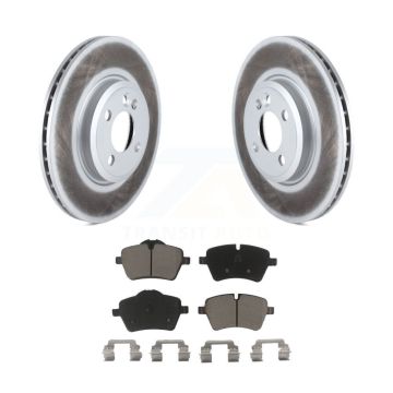 Front Coated Disc Brake Rotors And Ceramic Pads Kit For Mini Cooper Countryman KGC-100039