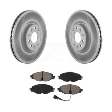 Front Coat Brake Rotor Ceramic Pad Kit For Volkswagen Golf Taos Audi GTI Jetta A3 Quattro KGC-100062