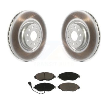 Front Coat Brake Rotors Ceramic Pad Kit For Volkswagen Tiguan Jetta Audi Q3 GTI Golf R S3 KGC-100063