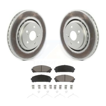 Front Coated Brake Rotor Ceramic Pad Kit For Lexus RX350 Toyota Camry RX450h NX350h NX350 KGC-100069