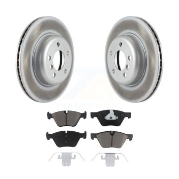 Front Coated Disc Brake Rotors And Ceramic Pads Kit For BMW 528i xDrive KGC-100075