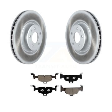 Front Coated Brake Rotor & Ceramic Pad Kit For Audi A4 Quattro Q5 A5 Sportback allroad A6 KGC-100077