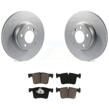 Front Coat Brake Rotors Ceramic Pad Kit For BMW 328i 330e With 330mm Diameter Rotor KGC-100083