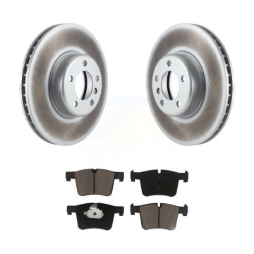 Front Coated Disc Brake Rotors And Ceramic Pads Kit For BMW 335i xDrive GT KGC-100086