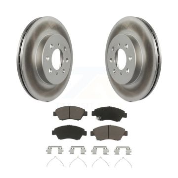 Front Coated Disc Brake Rotors And Ceramic Pads Kit For Honda Fit Civic del Sol KGC-100109