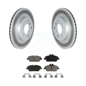 Front Coated Disc Brake Rotors And Ceramic Pads Kit For BMW i3 i3s KGC-100118
