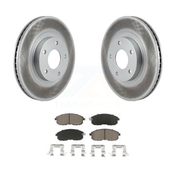 Front Coated Disc Brake Rotors And Ceramic Pads Kit For Nissan Altima Maxima INFINITI I35 KGC-100123