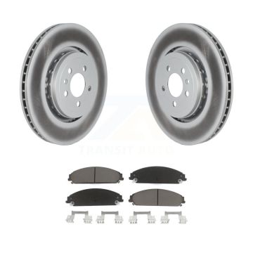 Front Coat Brake Rotors Ceramic Pad Kit For Dodge Charger With 370mm Diameter Rotor KGC-100129