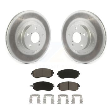Front Coated Brake Rotors Ceramic Pad Kit For Subaru Outback Forester Impreza Legacy Baja KGC-100137
