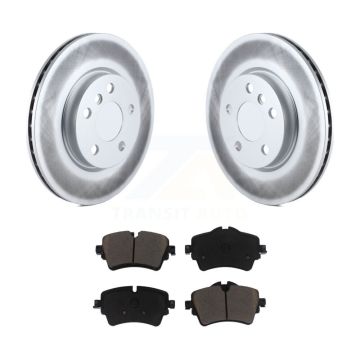Front Coated Disc Brake Rotors And Ceramic Pads Kit For Mini Cooper Clubman KGC-100142