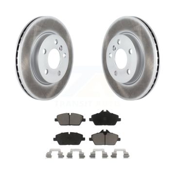 Front Coated Disc Brake Rotors And Ceramic Pads Kit For Mini Cooper KGC-100143
