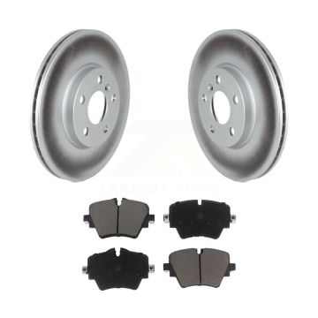 Front Coated Disc Brake Rotors And Ceramic Pads Kit For Mini Cooper Countryman Clubman KGC-100146