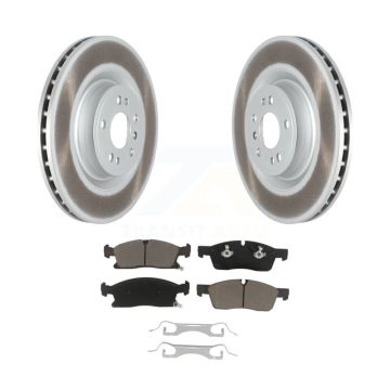 Front Coat Brake Rotors Ceramic Pad Kit For Mercedes-Benz GL350 GLE400 GLS450 ML400 GL450 KGC-100167