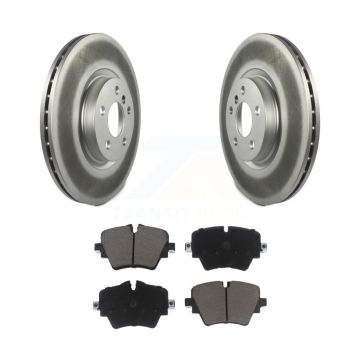 Front Coated Brake Rotor Ceramic Pad Kit For BMW X1 Mini Cooper Countryman X2 228i xDrive KGC-100168