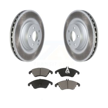 Front Coated Disc Brake Rotors And Ceramic Pads Kit For Mercedes-Benz E400 E550 C250 KGC-100172