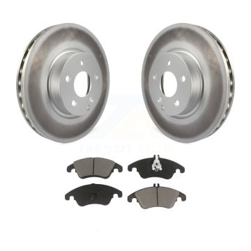 Front Coat Brake Rotors Ceramic Pad Kit For Mercedes-Benz C300 E350 C350 E400 E250 SLC300 KGC-100173