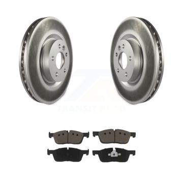 Front Coat Brake Rotor Ceramic Pad Kit For Land Rover Discovery Sport Range Evoque Jaguar KGC-100176