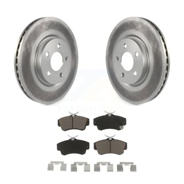 Front Coated Disc Brake Rotors And Ceramic Pads Kit For Chrysler PT Cruiser KGC-100186