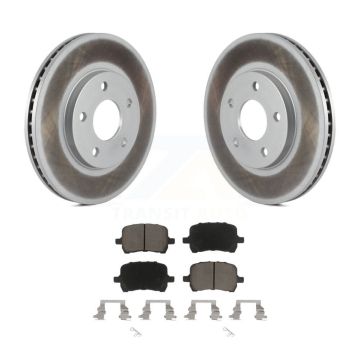 Front Coated Disc Brake Rotors And Ceramic Pads Kit For Chevrolet HHR KGC-100191