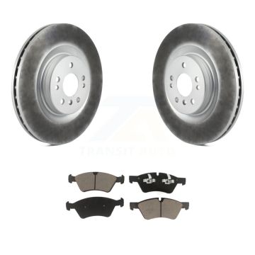 Front Coat Brake Rotor Ceramic Pad Kit For Mercedes-Benz ML350 ML320 GL350 R350 GL320 G55 KGC-100195