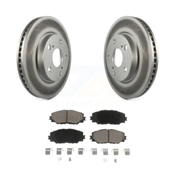 Front Coat Disc Brake Rotor Ceramic Pad Kit For Toyota RAV4 Prius V Scion xB Lexus HS250h KGC-100198