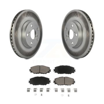 Front Coated Brake Rotors Ceramic Pad Kit For Toyota Corolla Matrix Pontiac Vibe Scion xD KGC-100200