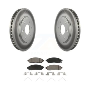 Front Coated Disc Brake Rotors And Ceramic Pads Kit For Nissan Frontier Suzuki Equator KGC-100202