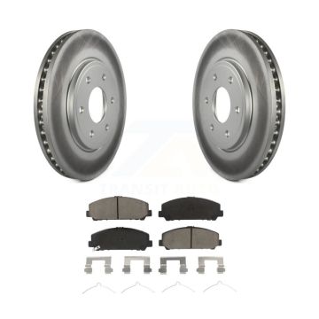 Front Coated Disc Brake Rotors And Ceramic Pads Kit For Suzuki Equator KGC-100203