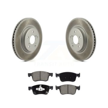 Front Coated Disc Brake Rotors And Ceramic Pads Kit For Honda Civic Accord Acura Integra KGC-100212