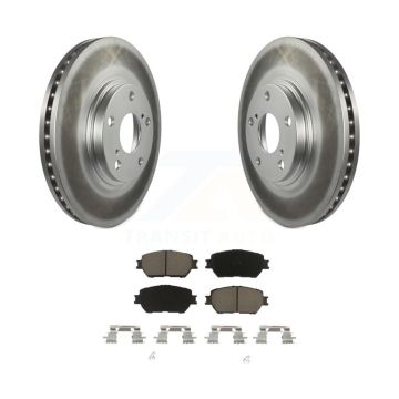 Front Coated Disc Brake Rotors And Ceramic Pads Kit For Toyota Camry KGC-100216