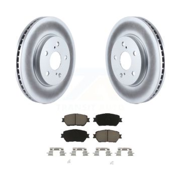 Front Coated Disc Brake Rotors And Ceramic Pads Kit For Toyota Camry KGC-100217