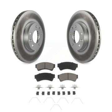 Front Coat Brake Rotor Ceramic Pad Kit For Ford Fusion Mazda 6 Lincoln MKZ Zephyr Mercury KGC-100244